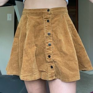 Brandy Melville corduroy mini skirt
